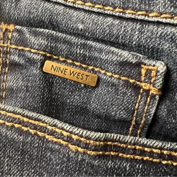 NEW NINE WEST Cigarette High Rise Skinny Ankle Jeans size 6P - Picture 7 of 9